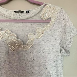 GUESS Beaded Embellished Top
